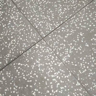 简现代仿古厅灰预制水磨石瓷995砖客约公寓色宾馆装修水磨石地砖