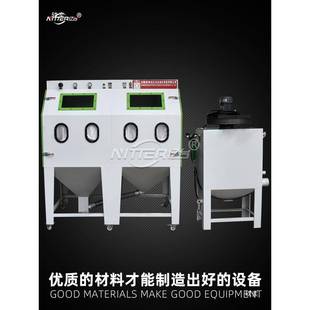 高压箱磨喷砂机无尘打沙机翻模式具845打除锈石材雕刻轮毂新设备