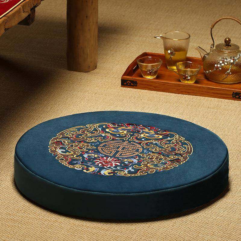 华幔盛庭蒲团坐垫佛圆形垫地上打坐垫禅修垫家跪拜家大用JX礼拜佛