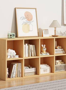 简简书架落地靠墙客厅置物架分易层收纳RFW架储柜约现代家用物书