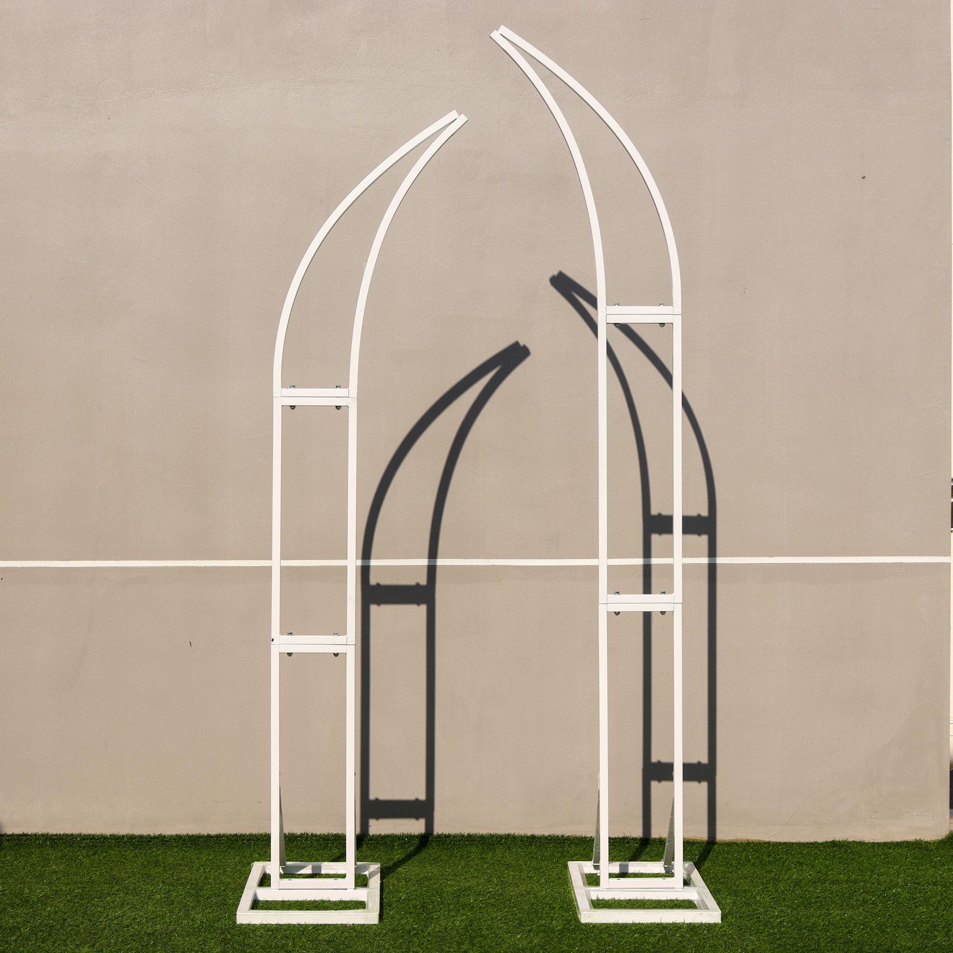 铁艺羊角支架牛角支架羊角拱门牛角拱门铁艺拱门支架仿真花架