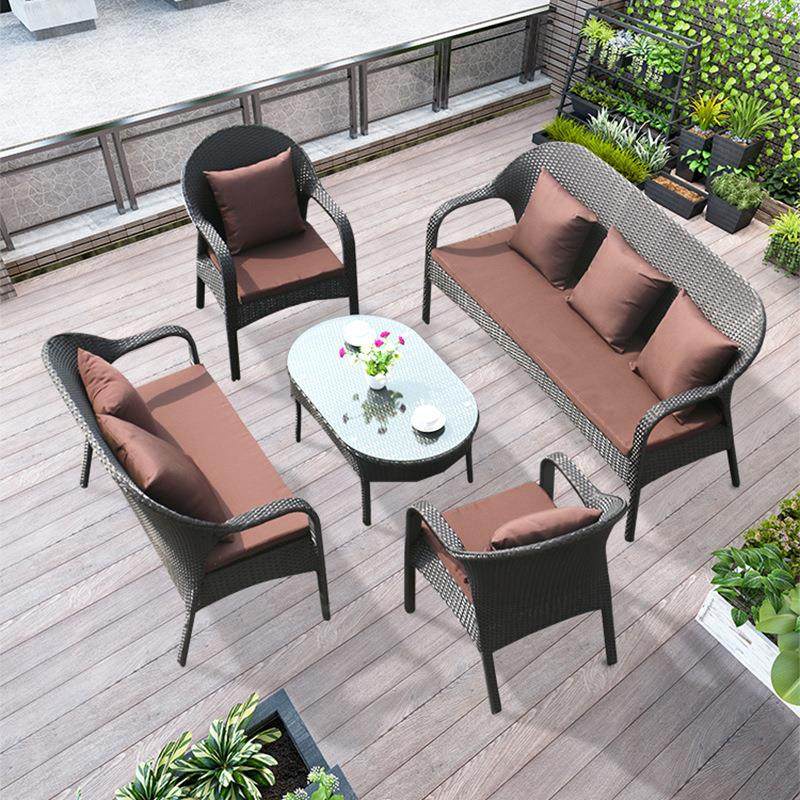 户外藤椅沙发庭院客厅休闲藤编家具室外防水花园阳台沙发茶几组合,住宅家具,藤/竹沙发,淘宝优惠券,粉丝福利购,淘宝优惠卷