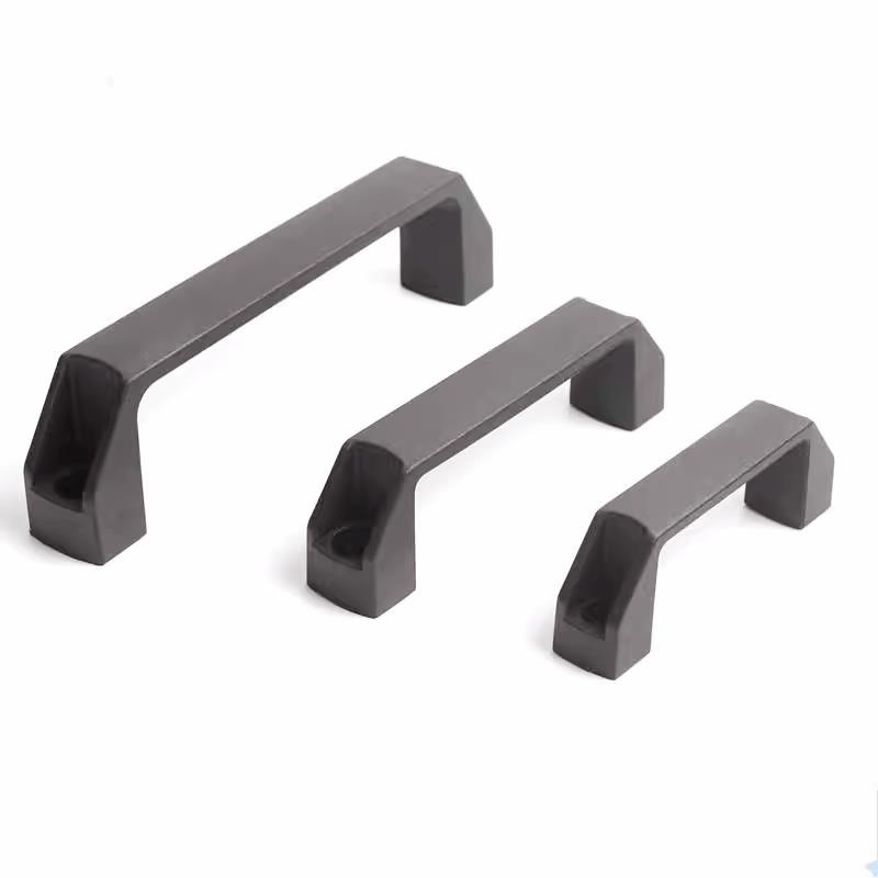 黑色尼龙方形拉手XAB01/02/03/04-L90/L120/L180-A B C D E F G M