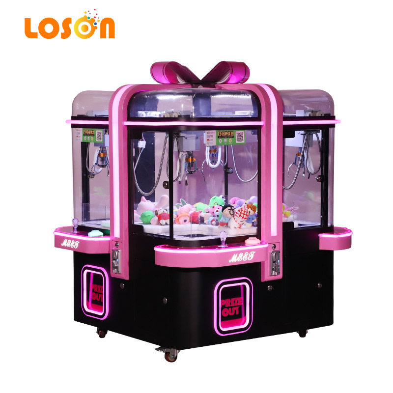 精品娃娃机Happy time商场儿童乐园投币电玩游戏机大抓夹娃娃机