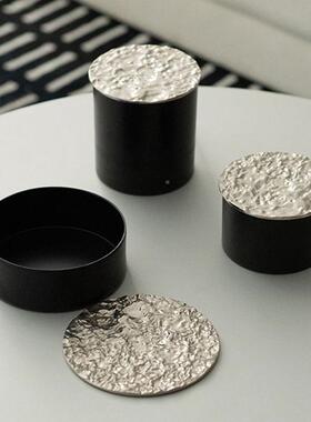 简约现VKX代首饰盒轻金属摆样件板间售楼处奢梳纳妆台褶皱收盒装