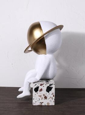 代CGI简约创意现宇几航板员摆件样间书房电视柜售楼处边软装饰品