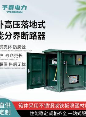 10KV落地式分界真空断路器 ZW32-12F/630景观型 铁壳 厂家 尺寸