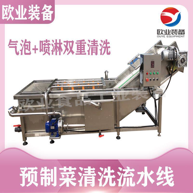 多功能果蔬清洗设备 净菜加工处理设备 白菜清洗机 辣椒清洗机