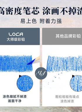 笔油性彩7铅LO888CA大师级彩铅4色2色油性1208色美术设计彩色铅笔