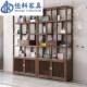 新中式 博古博古架架古架实木仿多古阁南榆木宝展董示柜书架小摆件