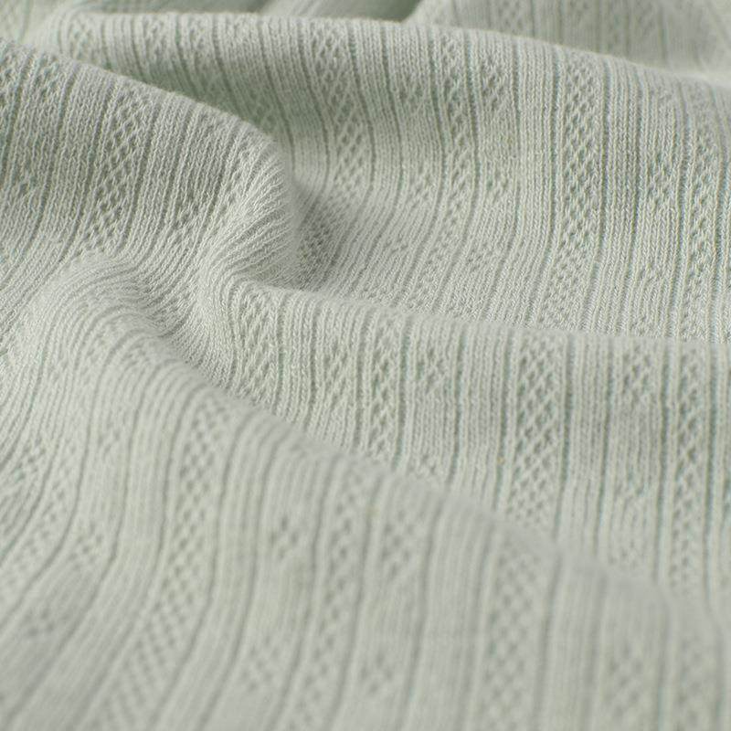 花有机针织提棉弹力罗纹竖纹挑孔WMZ层布婴儿春夏家居服睡双衣布,纺织面料/辅料/配套,汗布,淘宝优惠券,粉丝福利购,淘宝优惠卷