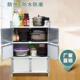 不生锈合金柜家用简易灶台柜ARX储物柜置物柜纳收柜厨房碗餐边铝