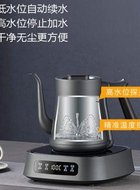 全动底部上水壶电自热水不锈茶钢烧水壶家用抽壶水81486泡专电茶