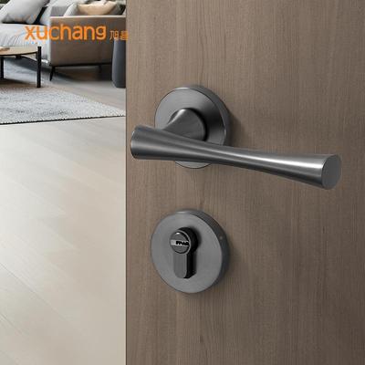 静音卧室门锁内室家用XC-46房锁木门磁吸分体锁通型套装用门室内