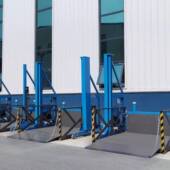 车卸头货平台移动式 仓货卸货升降台库车BMI间码 集装 装 箱装 神器