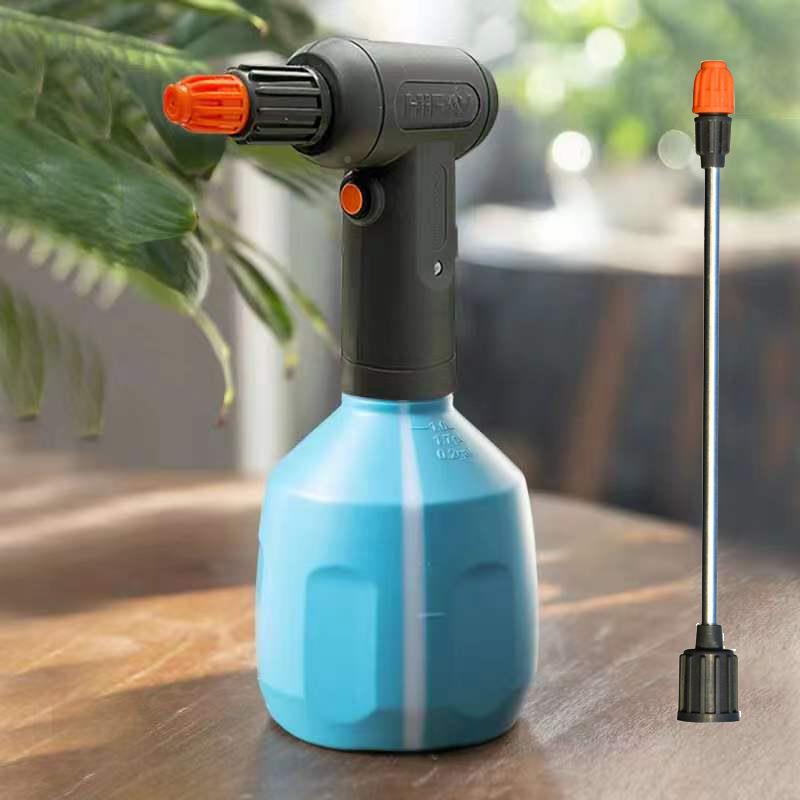 泓霏电洒动喷壶加长1LPro水壶浇水壶自杆动浇花洗车充电喷-EJK水