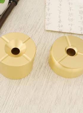 铜烟灰缸金属个性创意烟LX-21060烟灰缸家纯用办g公防灰刻loo黄铜