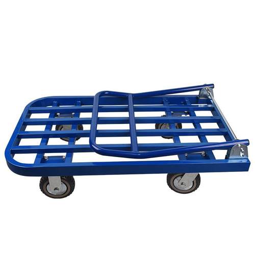 不重型方管车物流搬运锈钢754方管车管易推拉手推方加车厚平板手