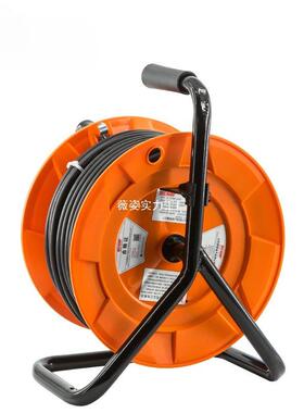 野狼Y线L-电S27BS移业动电缆557盘30/50米工级卷线盘收线器线盘拖