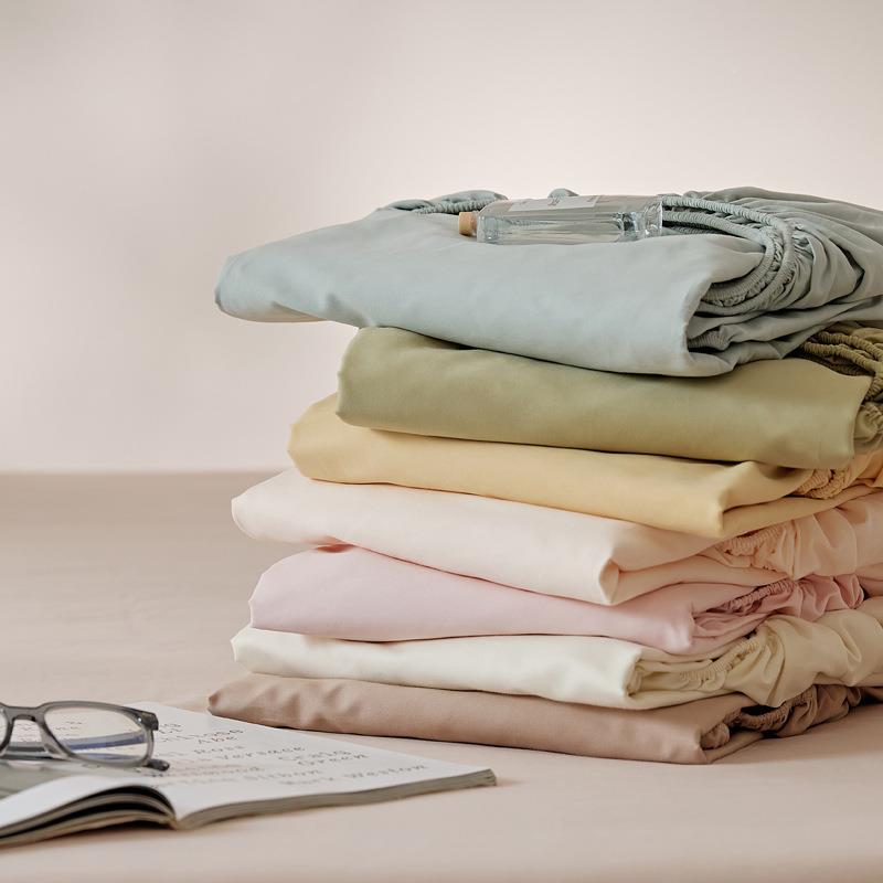 加厚100棉S棉磨毛床全笠色单件纯纯长绒棉床单床垫保护AKM套床垫