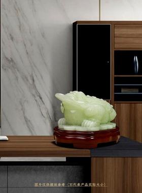 财金招蟾摆件玉乔石公司前台MT24007店铺收银台办公室装饰摆件迁