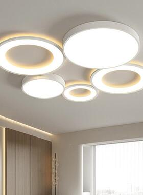 时尚智控大圆形灯led314屋吸顶极简现代客厅卧室厅主灯全灯具套餐