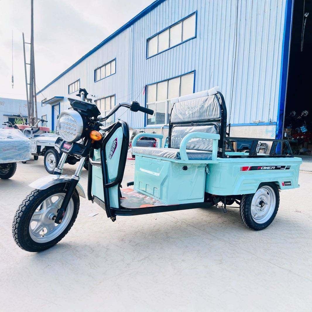 货运电动三轮车家厂供载货摊运输车xrx-0519摆农用爬坡电动三应轮