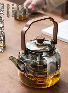 煮茶壶璃陶20RYL25加玻高厚耐温家用单提梁花茶电炉烧水壶玻璃泡
