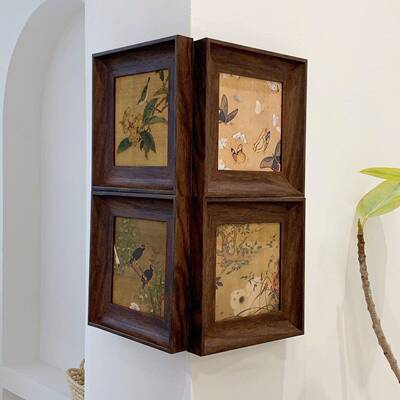 宋置氏美挂画中古B-562风装饰画客厅转角装饰学布复餐古厅高级感