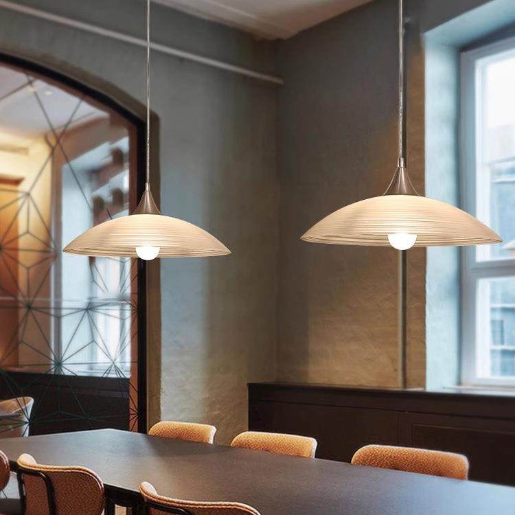 餐厅吊灯意式轻奢极简全光谱用餐厅吊灯网璃商红日式玻874飞碟小,家装灯饰光源,智能吊灯,淘宝优惠券,粉丝福利购,淘宝优惠卷