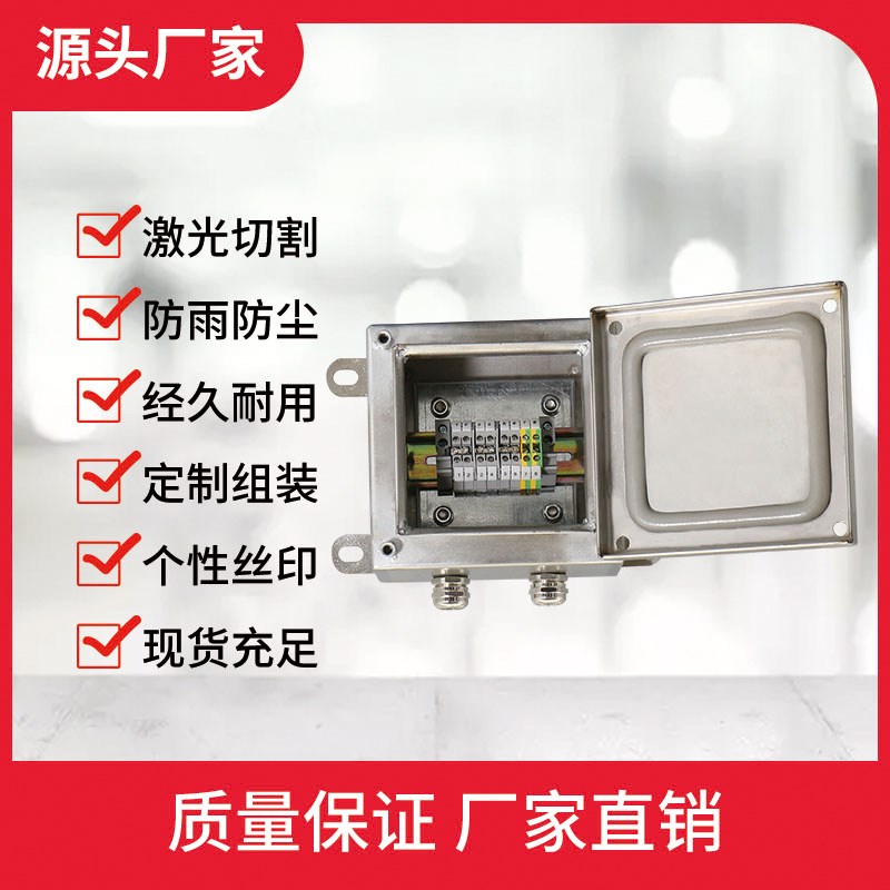 不锈钢接线盒防水盒三防箱模块箱304/316RL非标定制IP66