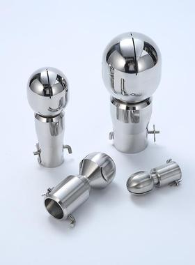 卫锈生级插销旋式清洗球不钢制药VTY级圆喷淋转球焊接式快装椭清