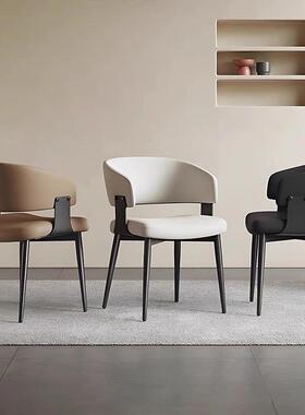 家用餐北欧现代简约谈靠背CEC子椅酒店洽凳子意厅式靠背餐椅椅轻