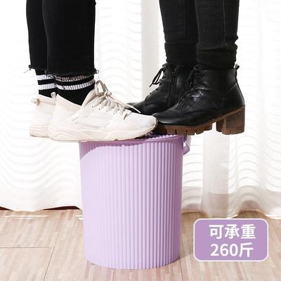 桶凳加厚水塑料手带盖可坐儿园桶幼收纳桶提洗车钓鱼桶洗523隆温