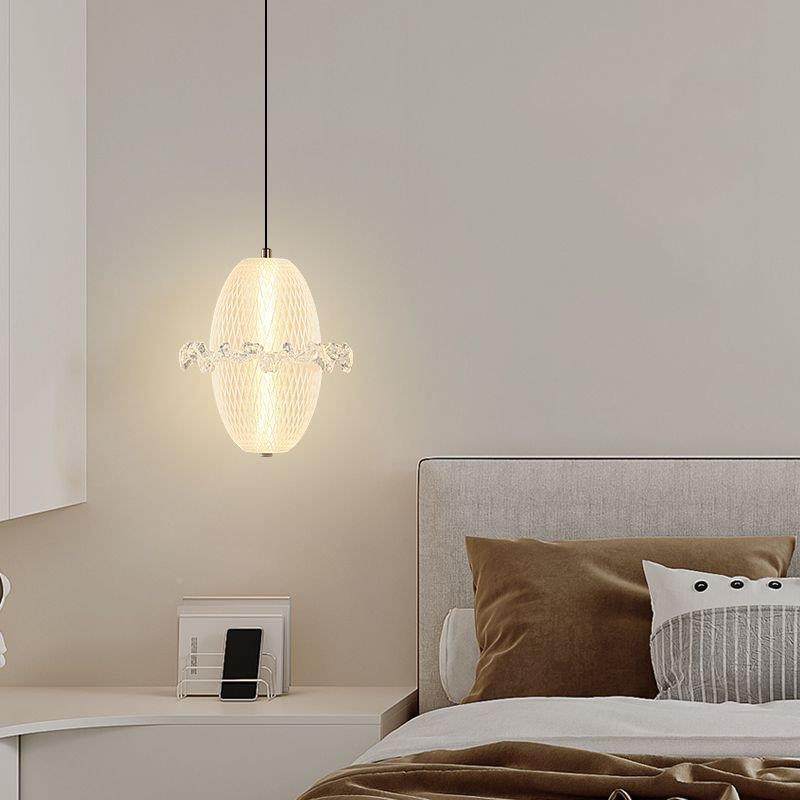 现代简约室床头卧吊Lighting灯椭圆形灯罩意装饰玄关过创道小吧台,家装灯饰光源,智能吊灯,淘宝优惠券,粉丝福利购,淘宝优惠卷