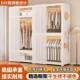 衣组合柜开放式 落地衣帽架衣多层置物架子 挂杆家居角BPM钢架组装