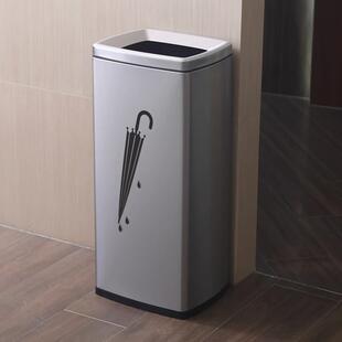 商用奢雨伞桶大号长方形不锈钢XH-32131轻伞伞收纳雨筒酒店雨大堂