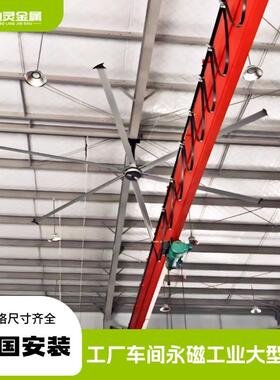 工业大风扇节能大型仓车间库7米叶工业吊EIT扇体6馆大风力永磁电