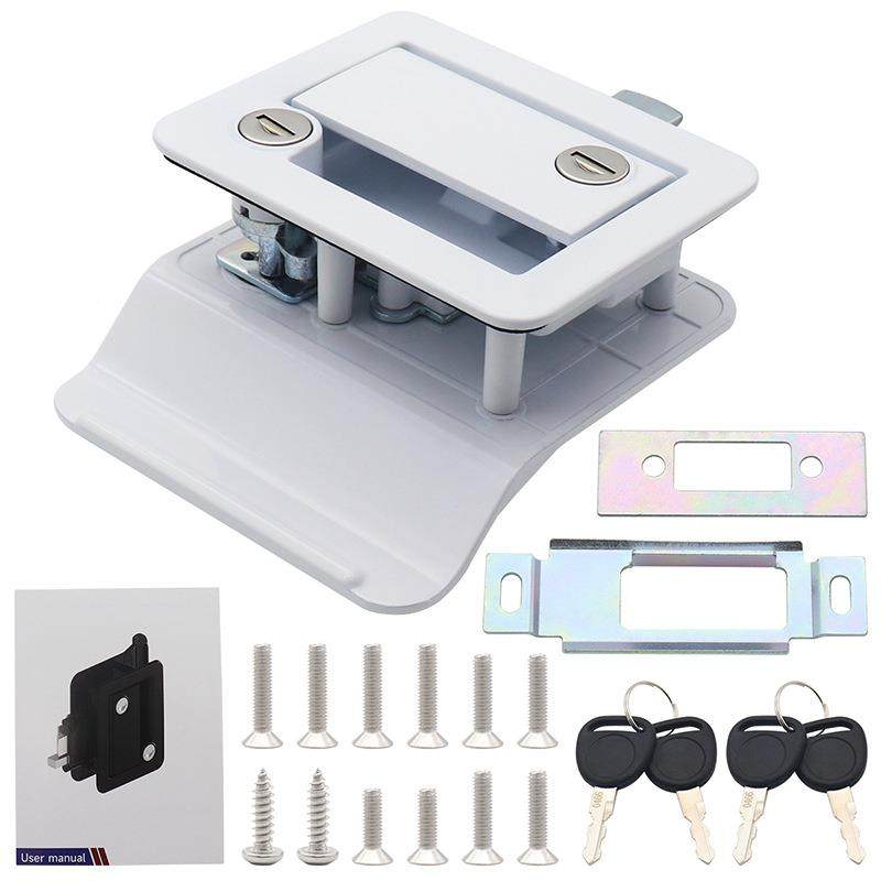 内外通开旅房舱锁居车专用门房车门锁改装面板锁机械325075RV锁配