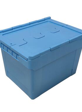 斜转插式周箱带盖超大收箱ROI纳箱特大号储物物流物流仓箱储堆叠