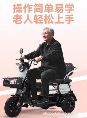 2025三型凤凰电动Q3轮车家用新小型带女棚士接送孩子老年代步电瓶