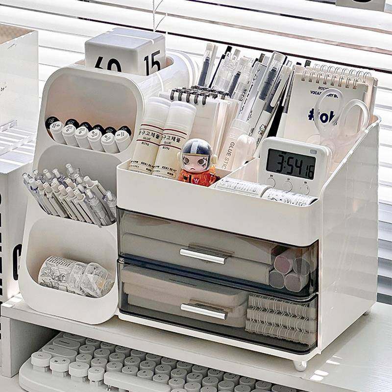 桌面收纳盒屉式办生抽公桌书桌学文具置物架多功能整理盒桌ZBC上,收纳整理,首饰盒,淘宝优惠券,粉丝福利购,淘宝优惠卷