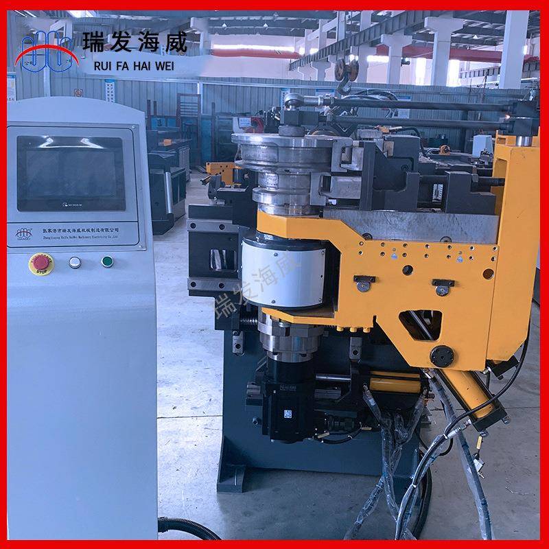 弯管机伺服多功能锈钢金属圆管方不数油管管全自HWD-38CN动控液压