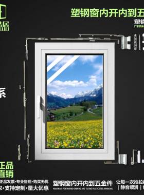 钢窗塑内开内改倒五金件铰链平窗RFI装倒开窗合页用五金配件通用