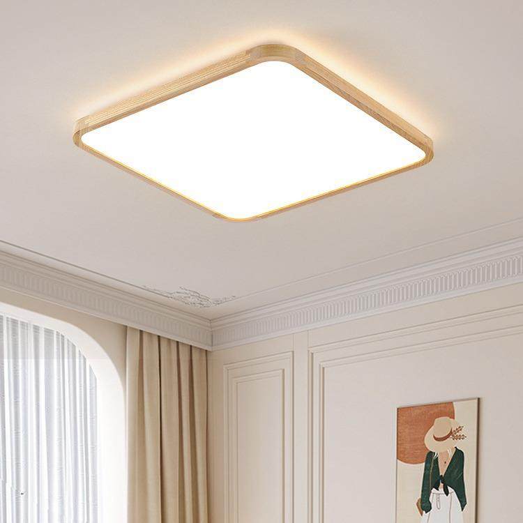 蜡木客灯奶油风客厅灯大38462灯北欧日式超薄卧厅室书房灯主中山,家装灯饰光源,客厅吸顶灯,淘宝优惠券,粉丝福利购,淘宝优惠卷