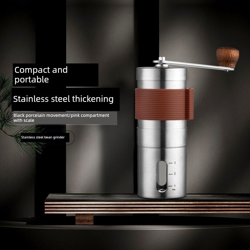 手磨咖啡机手动研磨器手摇咖w啡磨豆机现磨咖啡豆研磨机手摇磨豆