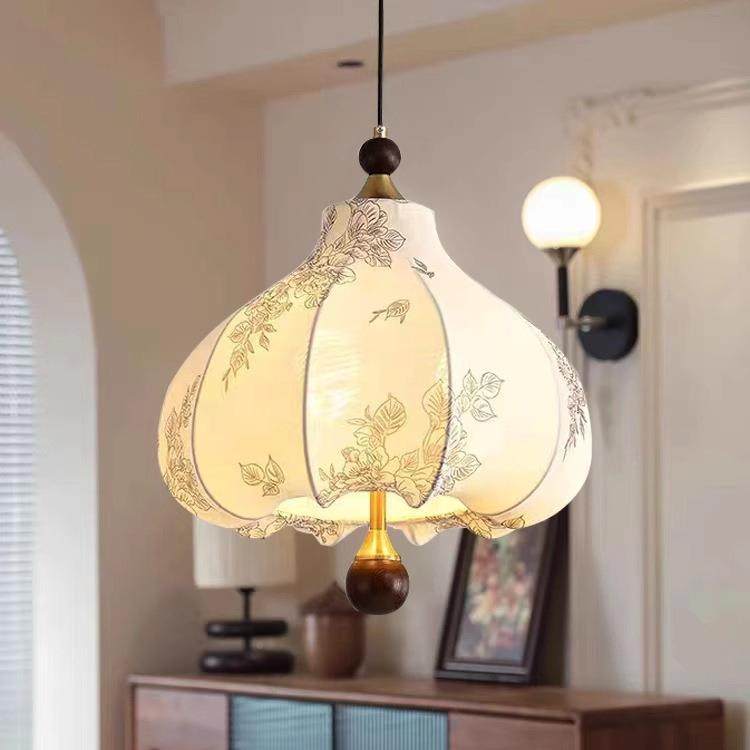 法式774复古风灯温卧室栗子造型吊中古vitage南洋布艺睡卧灯馨浪n,家装灯饰光源,智能吊灯,淘宝优惠券,粉丝福利购,淘宝优惠卷