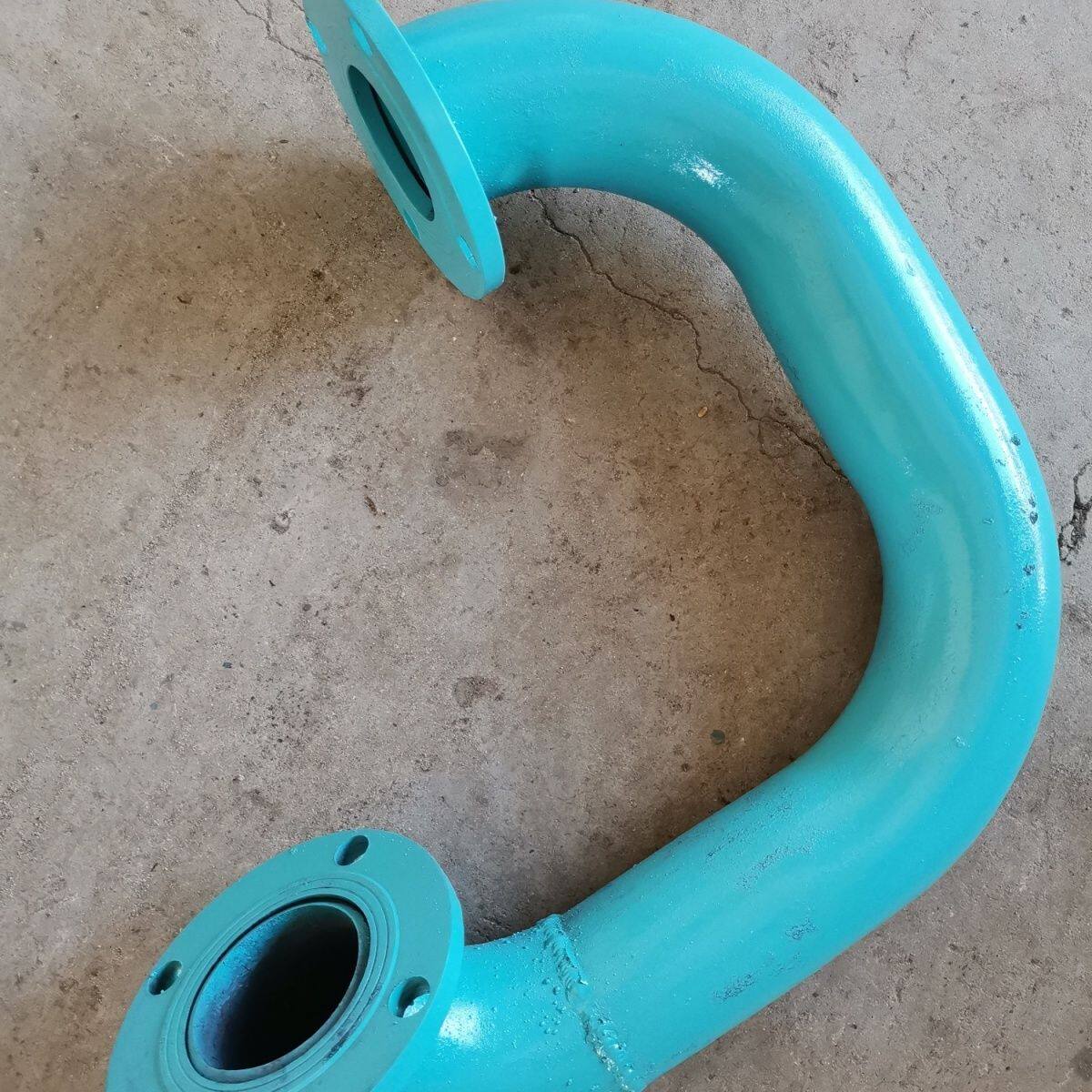 ZJWZJE板框压滤机专用入料泵弯管泥浆泵专用泵配件加厚弯管通用型