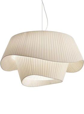 法中古布艺吊灯北欧in38961s风布艺设计术灯厅具艺餐卧室灯客厅式