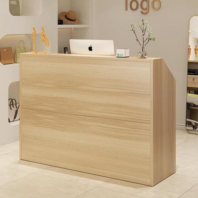 简约现代商银用网红收前店铺小型台便台利店服装店吧见详情台桌收